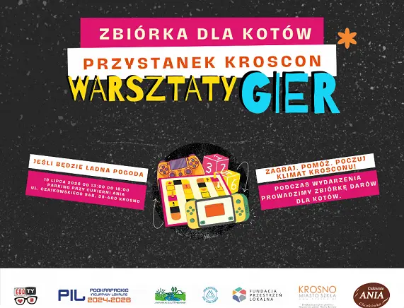 KrosCon: GRAtoWÓZ z grami planszowymi i charytatywną zbiórką dla kotów