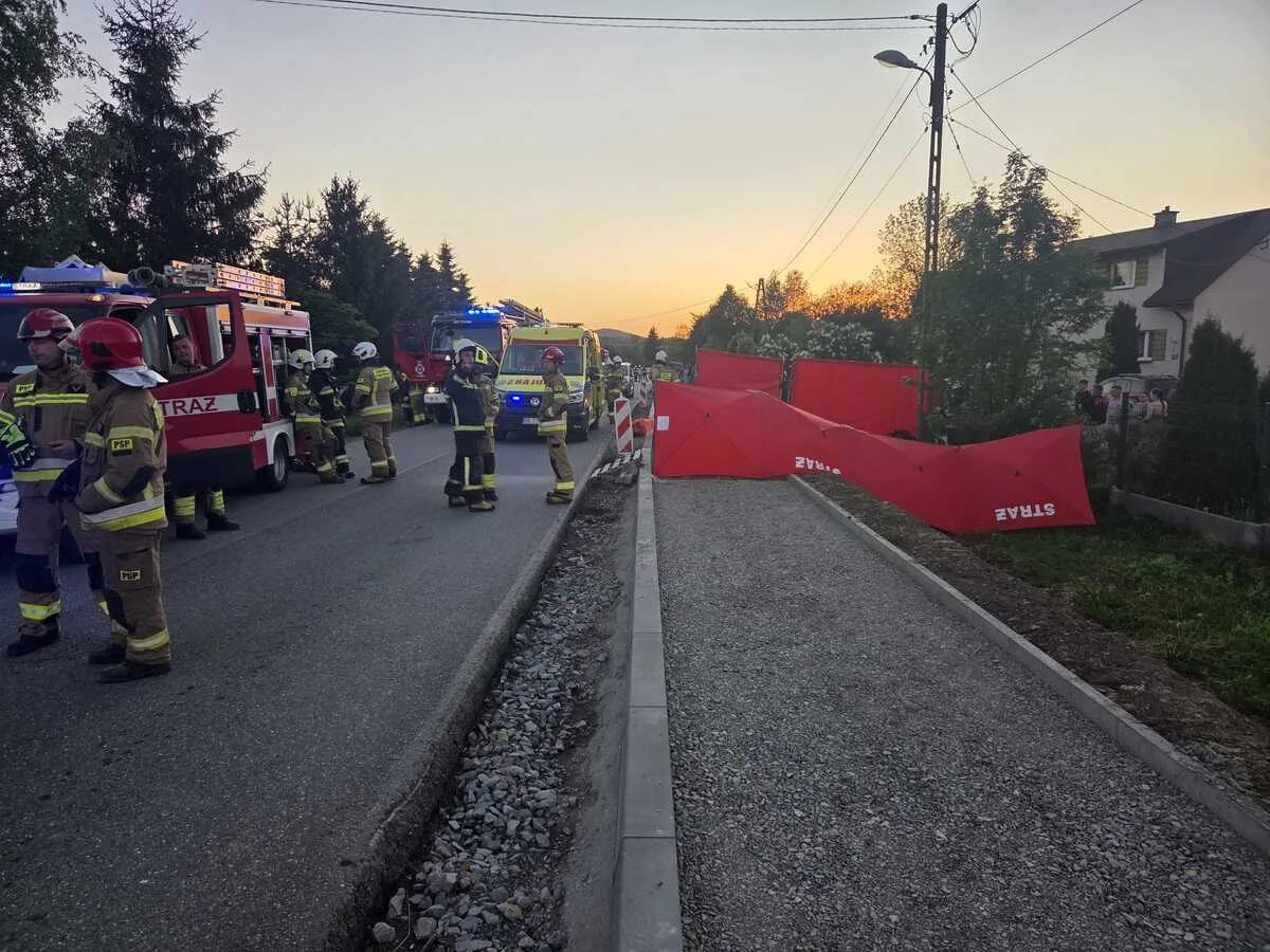 Śmiertelny wypadek w Woli Niżnej