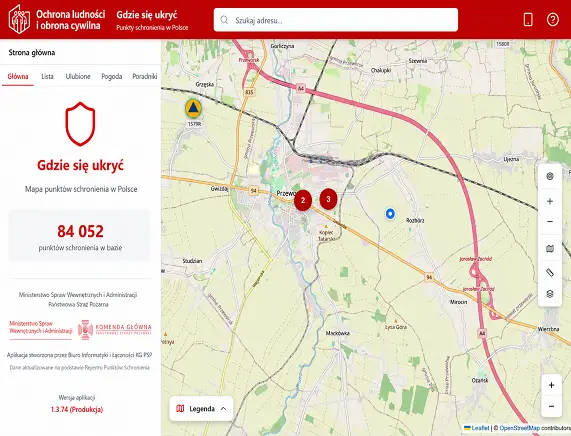 Korzystaj z aplikacji 'Gdzie się ukryć' w sytuacjach zagrożenia