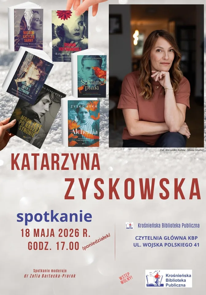 Spotkanie z pisarką Katarzyną Zyskowską