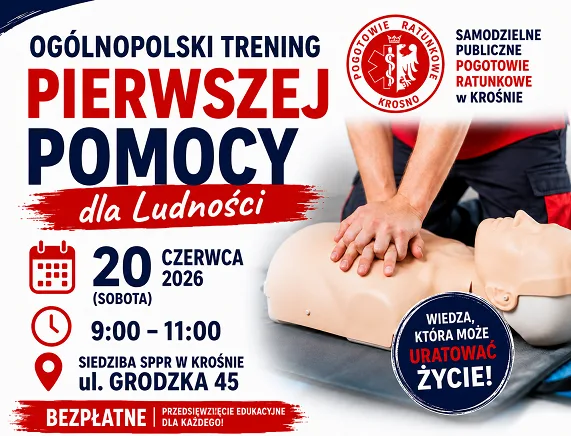 Bezpłatny Trening Pierwszej Pomocy w Krośnie