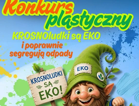 V edycja konkursu plastycznego „KROSNOludki są eko i poprawnie segregują odpady”