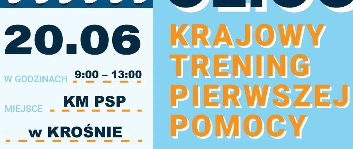 Krajowy Trening Pierwszej Pomocy w Krosnie podczas XI Wakacyjnej Akcji Poboru Krwi