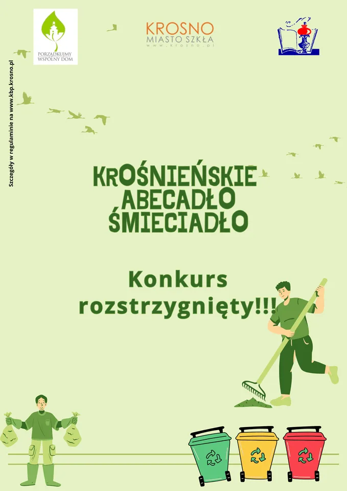 Rozstrzygnięcie konkursu „Krośnieńskie Abecadło Śmieciadło”