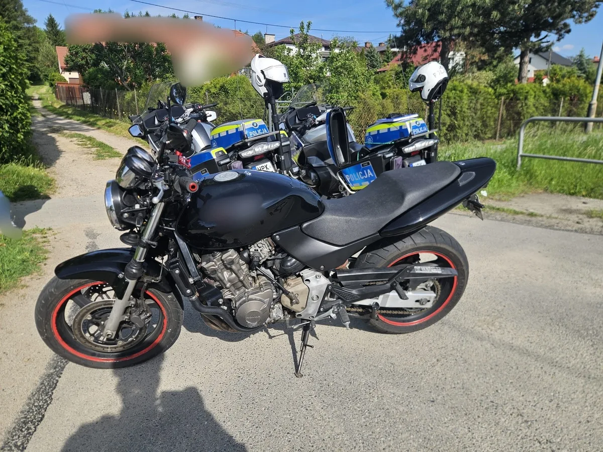 Motocyklista uciekał przed policją - czeka go odpowiedzialność karna