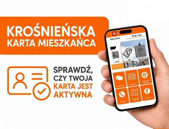 Sprawdź aktywność swojej Krośnieńskiej Karty Mieszkańca