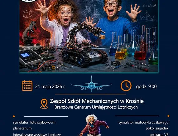 XIV Festiwal Nauki i Techniki w Krośnie – odkryj nowoczesność w ZSM