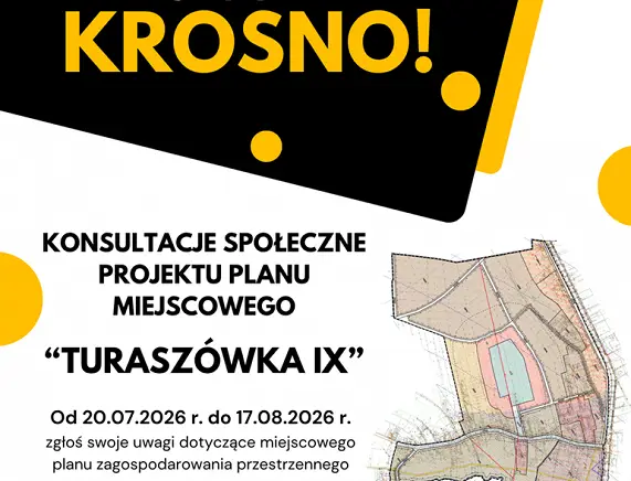 Rozpoczęcie konsultacji społecznych dotyczących projektu "Turaszówka IX"